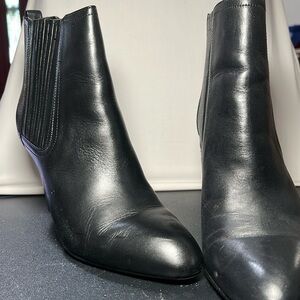 Sam Edelman Black Wedge Booties